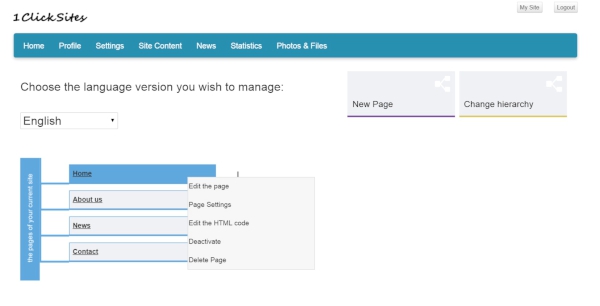 managing the site structure creator builder php script